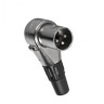 Разъем ADJ AC-C-XM-90 90° XLR Stecker male