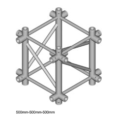 Dura Truss DT 44 XUD X-joint+up+down 50cm