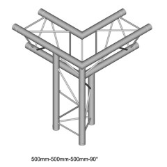 Dura Truss DT 23 C33-LD 3way corner 90