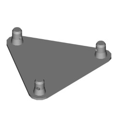 Dura Truss DT 33 PLB Base plate with halfconnectors male