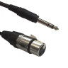 Кабель ADJ AC-XF-J6S/3 XLR female/6,3 Jack Stereo 3m