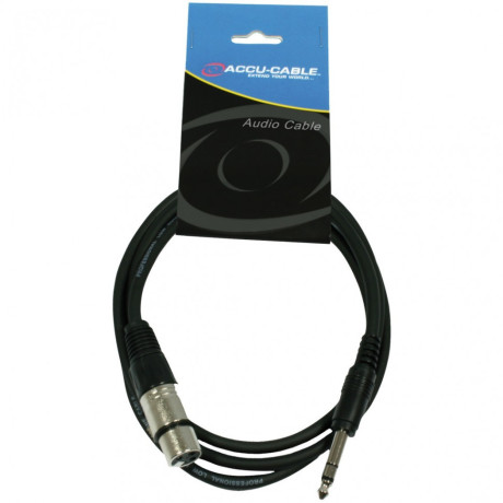 Кабель ADJ AC-XF-J6S/3 XLR female/6,3 Jack Stereo 3m