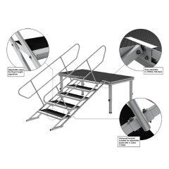 Dura Truss DURASTAGE Vario Stair 80-140cm