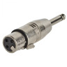 Переходник ADJ AC-A-XF3/J6M XLR3pol F- Jack 6,3mm mono